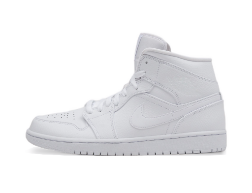 Обмежене видання Jordan Air Jordan 1 Mid "Triple White" білий | 554724-129