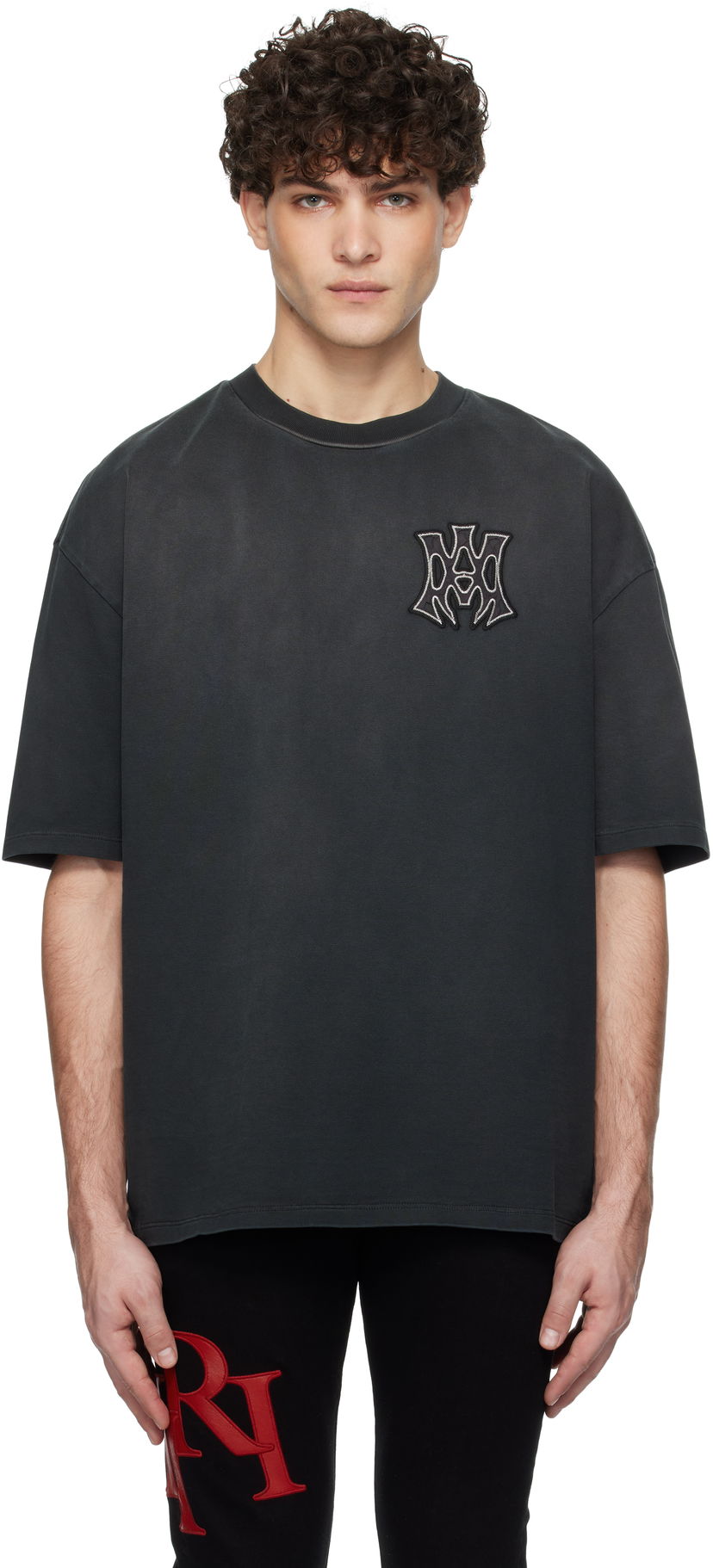 Футболка AMIRI 'MA Hollywood' Oversized T-Shirt Сірий | AMJYTE1126
