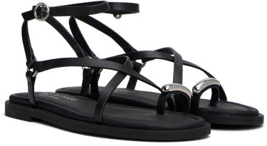 Аксесуари rag & bone rag & bone Geo Toe Ring Sandals чорний | WFF25PF1011LE11, 3