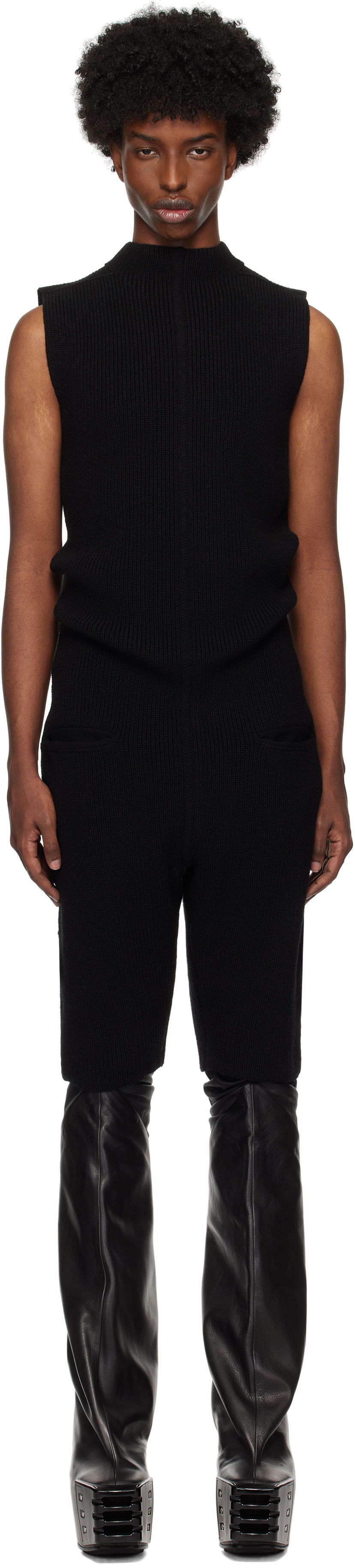 Комбінезон Rick Owens Headon Jumpsuit чорний | RR02D6683 KWV
