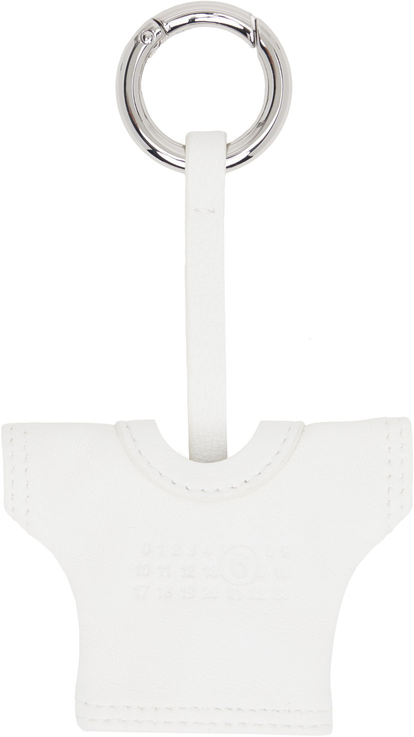 Брелоки Maison Margiela MM6 Maison Margiela T-Shirt Shaped Keychain білий | SA6UA0006 P8335