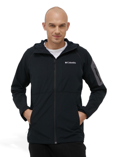 Вітровка Columbia Tall Heights Hooded Softshell чорний | 1975591
