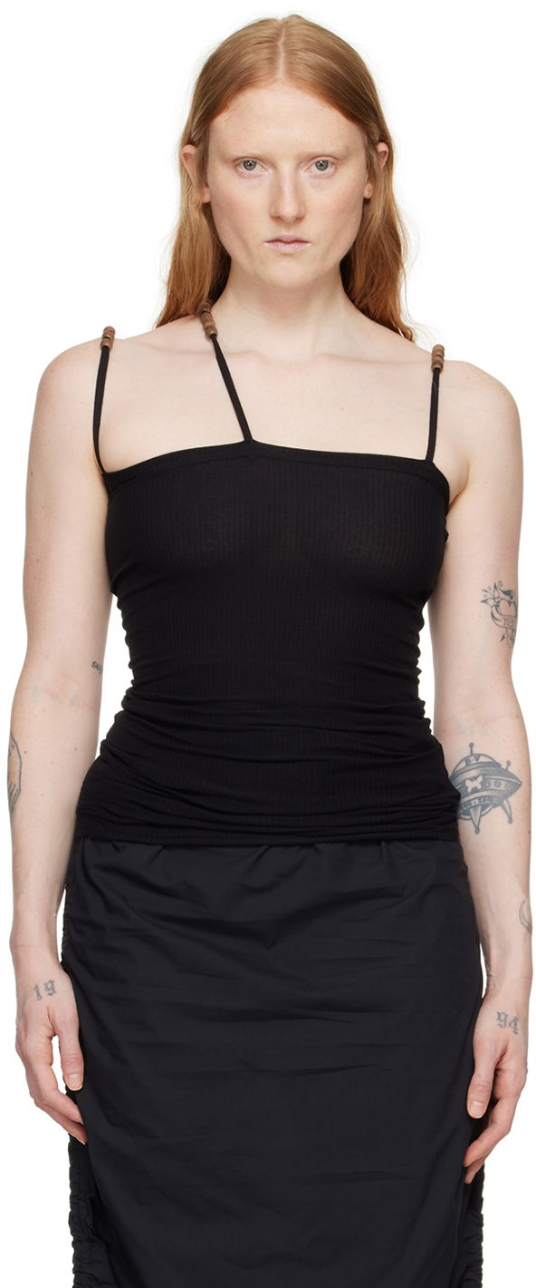 Безрукавка Baserange Tav Asymmetric Tank Top чорний | TOTV-RB-SU24