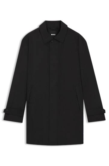Дощовик BOSS Water-Repellent Coat чорний | 50543262