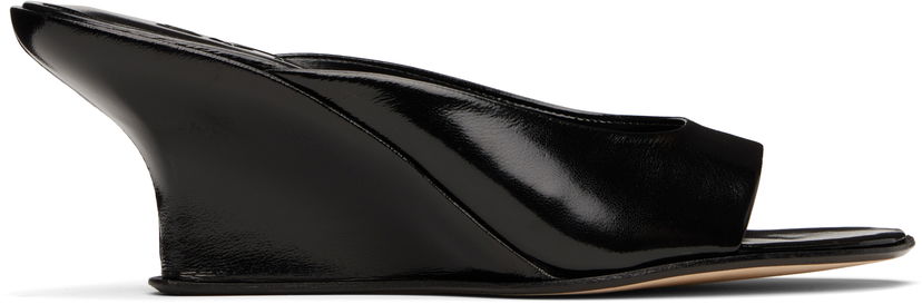 Одяг BY FAR BY FAR Caroo Wedge Mules чорний | MWFHO130LL032BK001PL