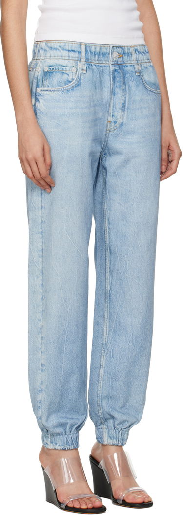 Джинси rag & bone Miramar Terry Jogger Lounge Pants Синій | WCW23F70008200, 4
