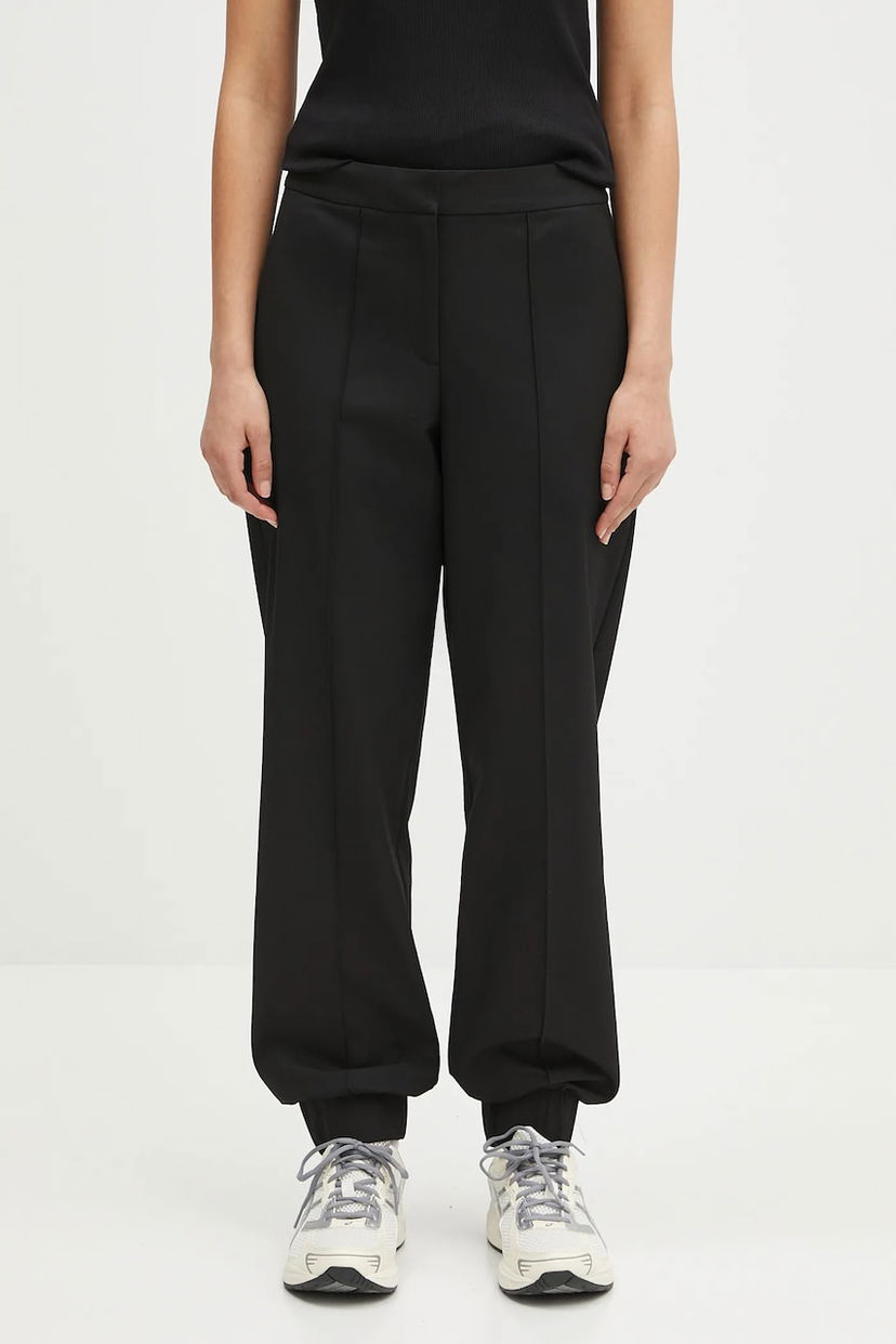 Штани Samsoe Samsoe Samsoe Samsoe Saneem High Waist Pants чорний | F25100156