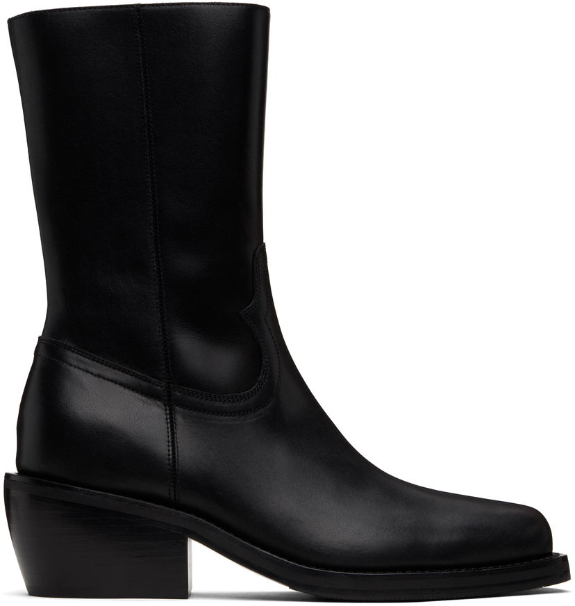 Одяг Dries Van Noten Dries Van Noten Leather Boots чорний | MS251-753