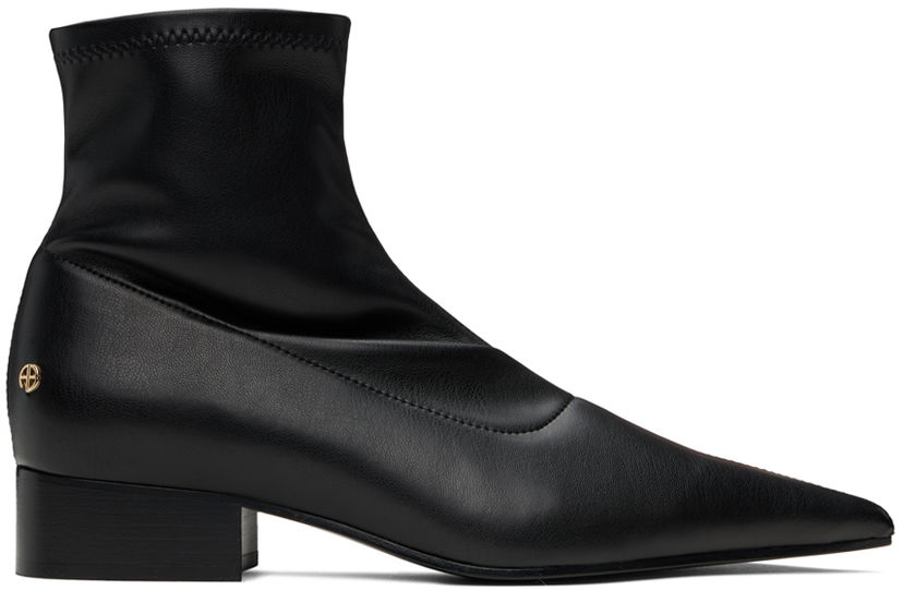 Одяг Anine Bing ANINE BING Hilda Flat Ankle Boots чорний | A-14-1209-000