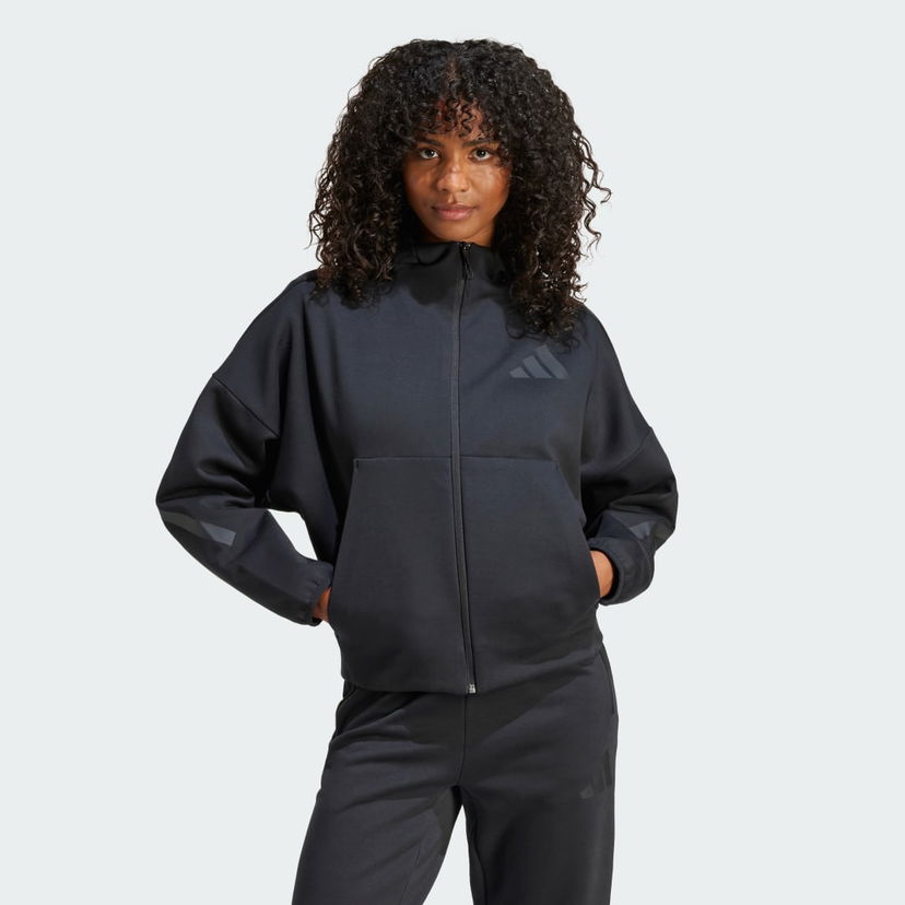 Світшоти adidas Performance Z.N.E. Full-Zip чорний | JE7848
