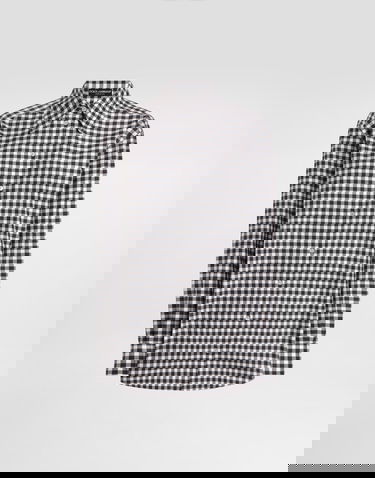 Сорочка Dolce & Gabbana Dolce & Gabbana Cotton Gingham Check Button-Down Shirt Коричневий | F5Q08TFQ5MYS8101, 0
