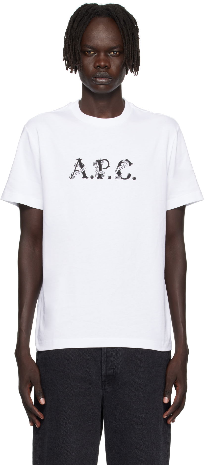 Футболка A.P.C. A.P.C. Hugo T-Shirt білий | COHGS-M26543
