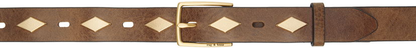 Ремені rag & bone Rag & Bone Colin Studded Belt Коричневий | WJW23F1029ST29