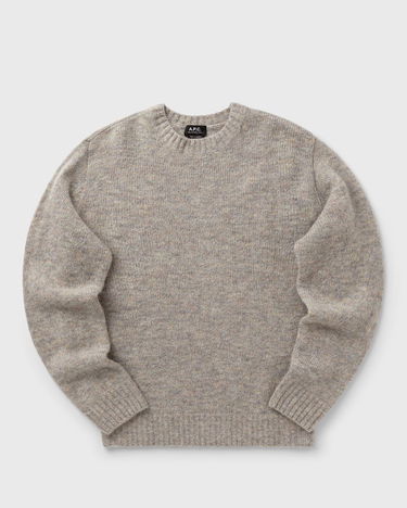 Cветр A.P.C. Lucas Brushed Alpaca Crewneck Сірий | WOAOG-H23151-PLB, 3