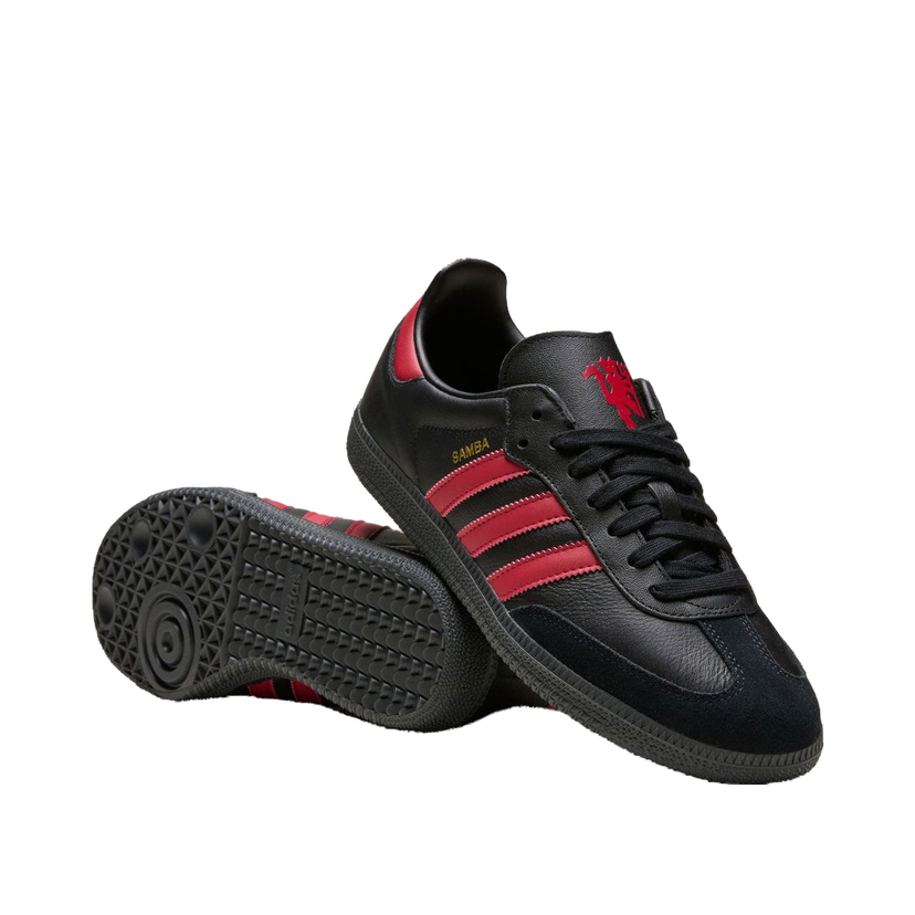 Кросівки та взуття adidas Originals Samba Manchester United чорний | JQ4036