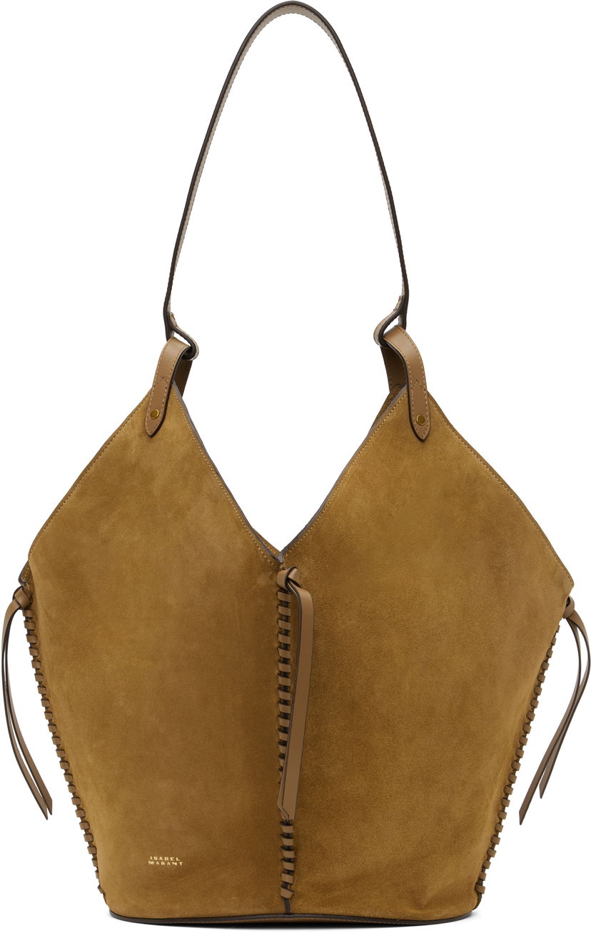 сумка-тоут ISABEL MARANT Isabel Marant Tampa Suede Shoulder Bag Коричневий | PM0066FA-C2C13M