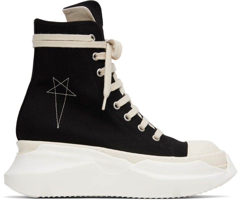 Кросівки та взуття Rick Owens Rick Owens DRKSHDW Hollywood Abstract High-Tops чорний | DS01E3840 DOEM9