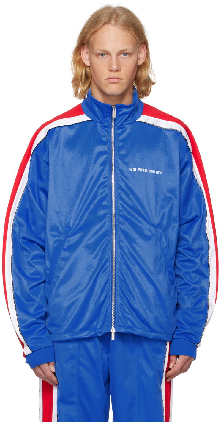 Спортивний костюм VETEMENTS VTMNTS Stripe Track Jacket Синій | VL14AT100N