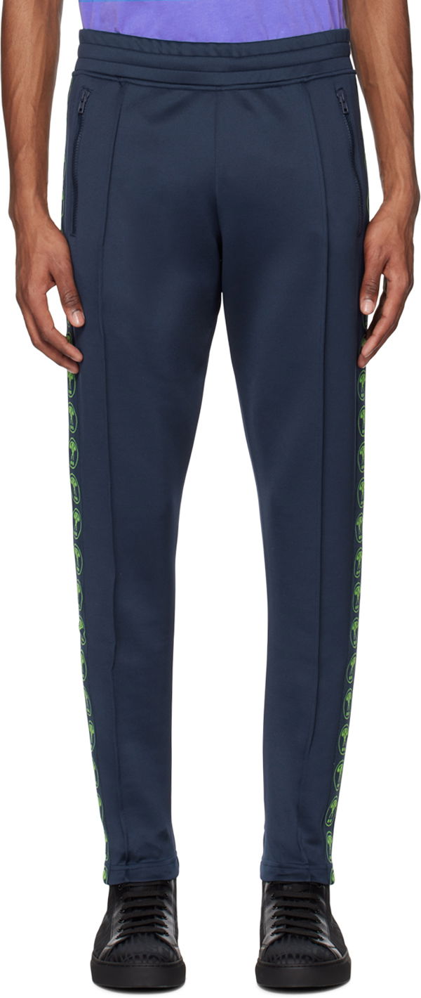 Спортивні штани Moschino Track Pants with Side Logo Print Синій | 0328 2029