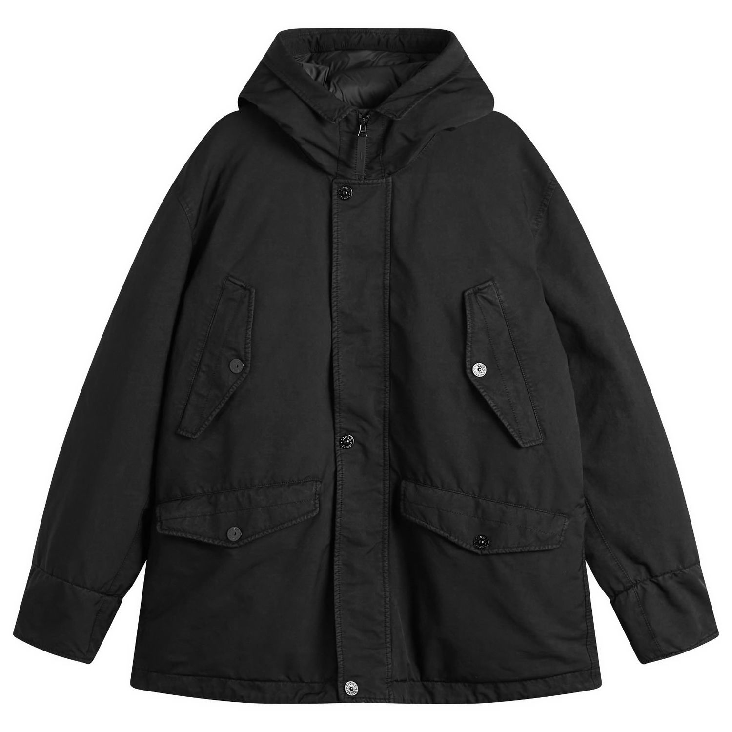 Парка Stone Island Ghost David-TC Parka Jacket чорний | K2S154100108-V0029, 0