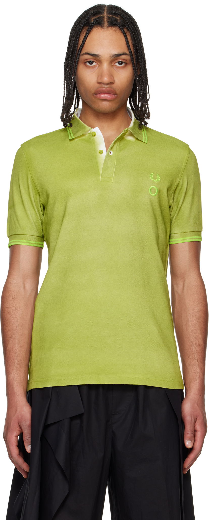 Сорочка поло Craig Green Craig Green Fred Perry Edition Tennis Polo Зелений | SM9150