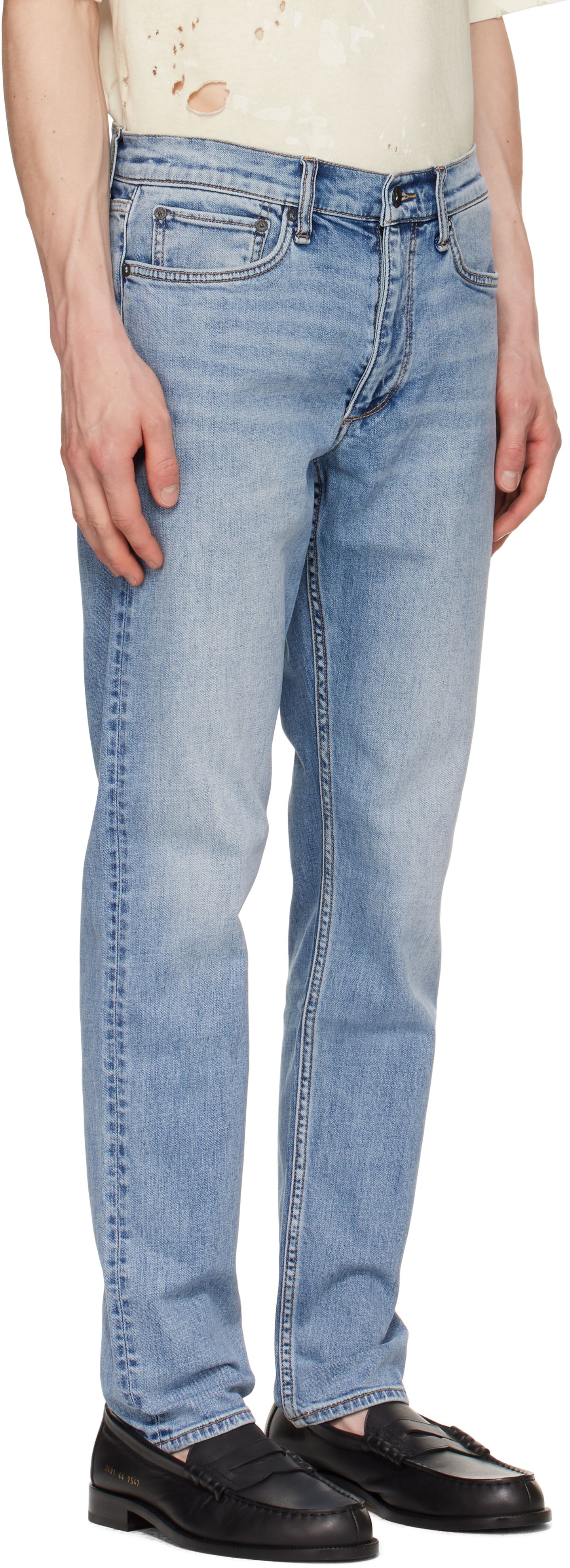Джинси rag & bone rag & bone Fit 2 Authentic Stretch Jeans Синій | MED25P1223ASFV, 1