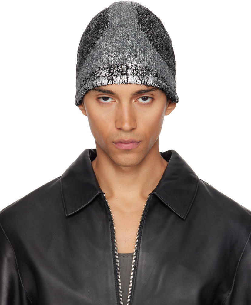 Шапка HELIOT EMIL HELIOT EMIL Scintilla Reversible Beanie Сірий | AW25_16_132_BLK01
