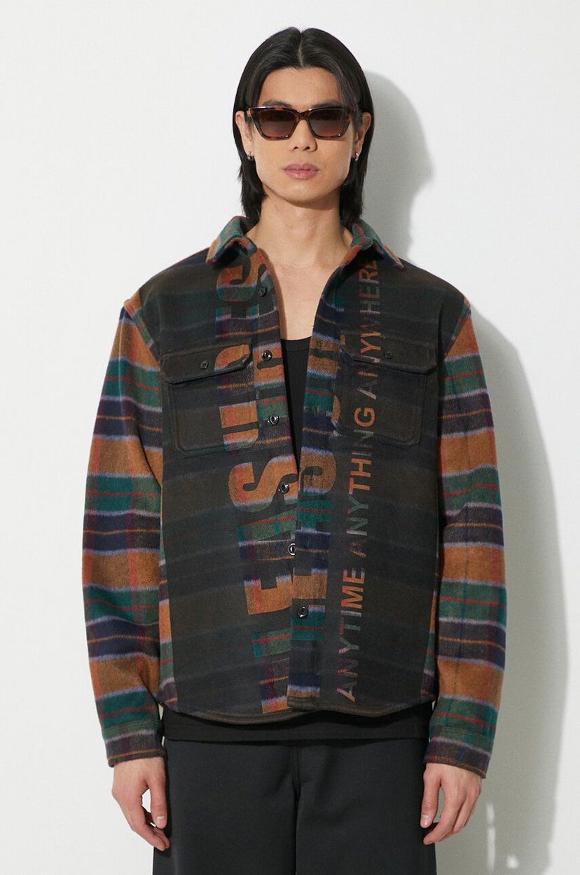 Сорочка Pleasures Anytime Work Shirt Зелений | P24SP045.OLIVE