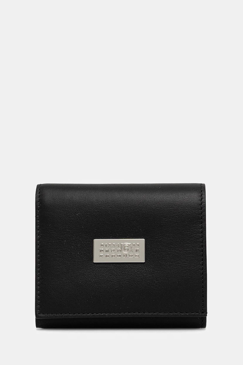 Гаманець Maison Margiela MM6 Maison Margiela Numeric Logo Leather Wallet чорний | SA6UI0030.P8332.T8013