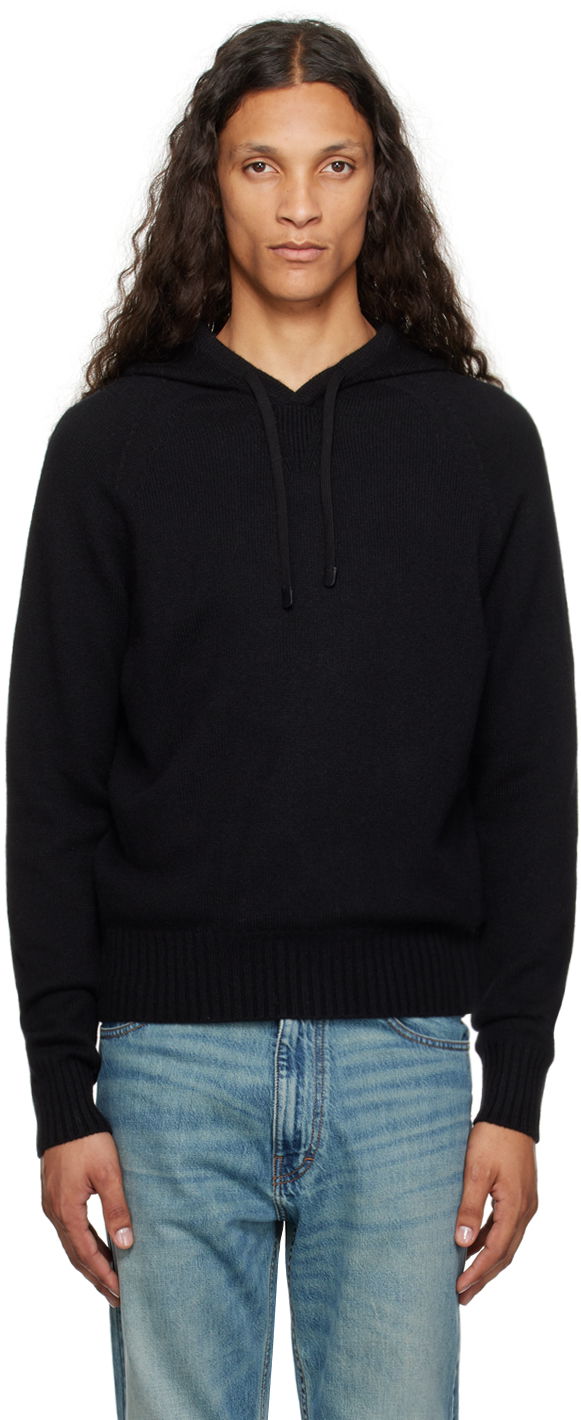 Світшоти Tom Ford Tom Ford Cashmere Hoodie чорний | KOL003-YMK022F23