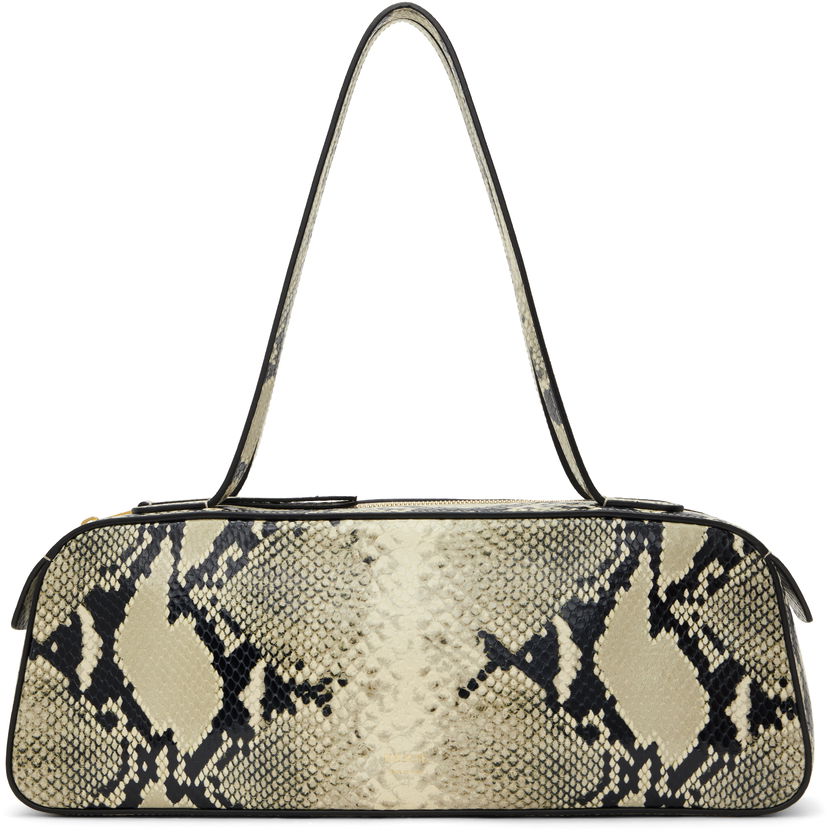 Сумочка Khaite KHAITE Simona Snakeskin Shoulder Bag бежевий | H2040-803