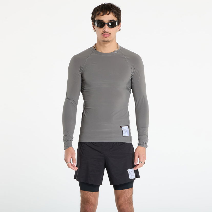 Футболка Satisfy Satisfy Justice CoffeeThermal Base Layer Top Сірий | 11010-DN