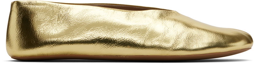 Кросівки та взуття The Row The Row Stella Ballerina Flats Металік | F1638-M39