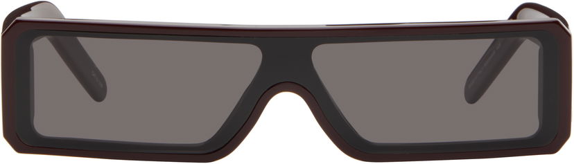 Сонцезахисні окуляри Rick Owens Rick Owens Hollywood Geth Sunglasses Бордовий | RG0000008 GMGNB