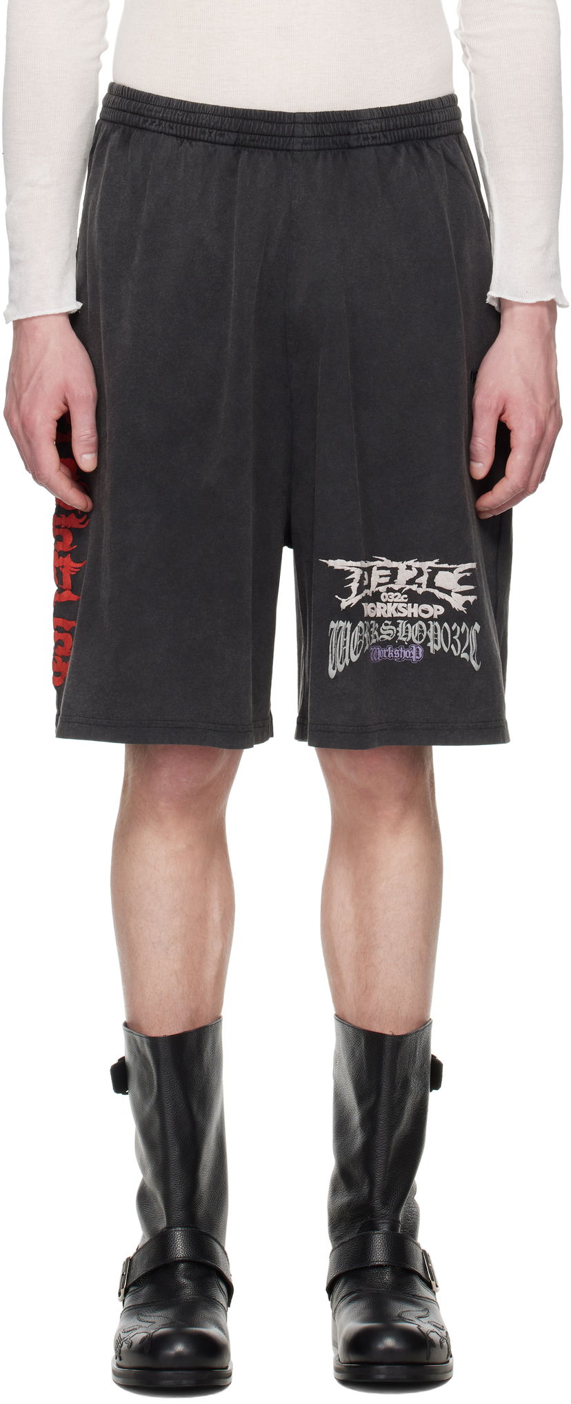 Шорти 032C 032c Telepresence Comfort Shorts чорний | S25-MRC-1141-050
