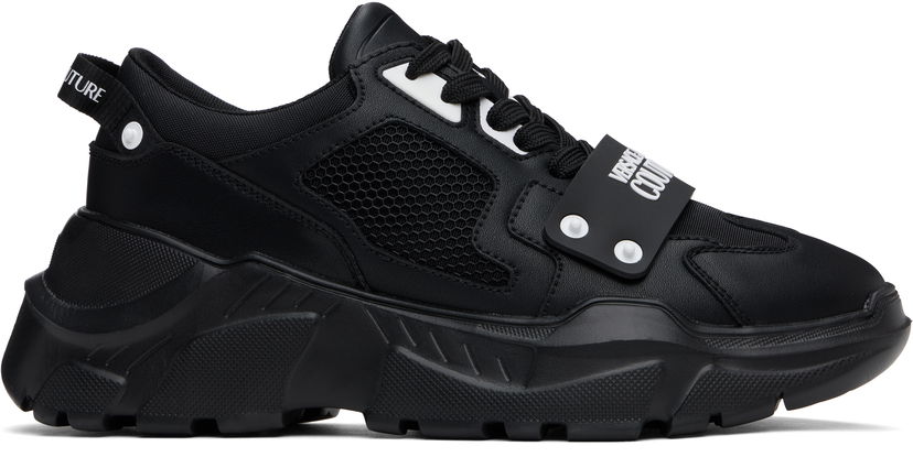 Кросівки та взуття Versace Versace Jeans Couture Speedtrack Logo чорний | E78YA3SC4_EZSC55