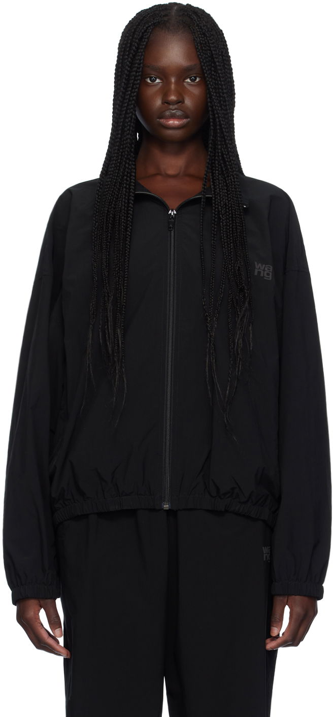 Вітровка Alexander Wang Coaches Track Jacket by чорний | 4WC3232071
