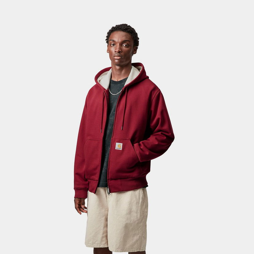 Світшоти Carhartt WIP Carhartt WIP Active Sweat Jacket Червоний | I035602_4