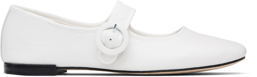 Одяг Repetto Repetto Georgia Square-Toe Mary Jane Ballerina Flats білий | V4141VE