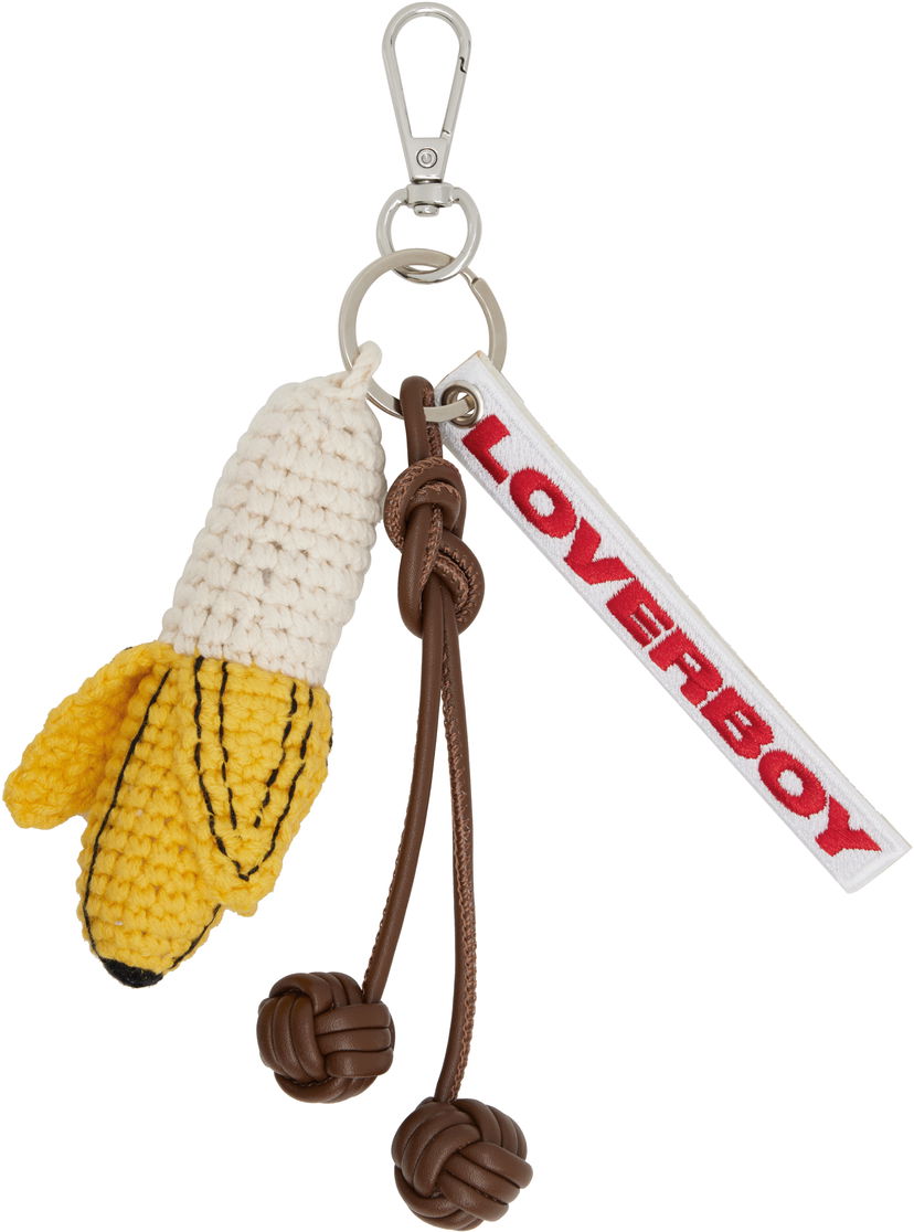 Брелоки Charles Jeffrey Loverboy LOVERBOY Banana Bag Charm білий | 52140501