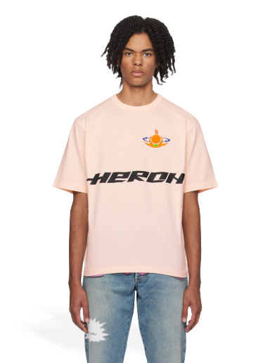 Футболка HERON PRESTON 'Globe Burn' T-Shirt Рожевий | HMAA032F23JER0173010