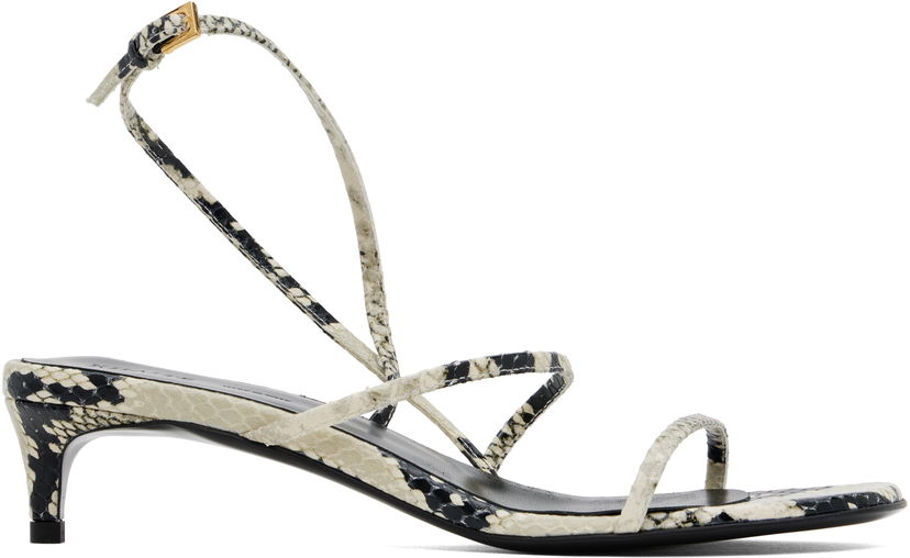 Кросівки та взуття Khaite Loop Kitten Heel Sandals Сірий | F3076-803