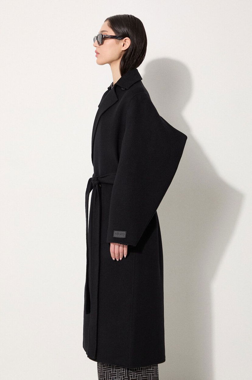 Пальто KENZO Long Cashemere Coat чорний | FE62MA2169WA.99