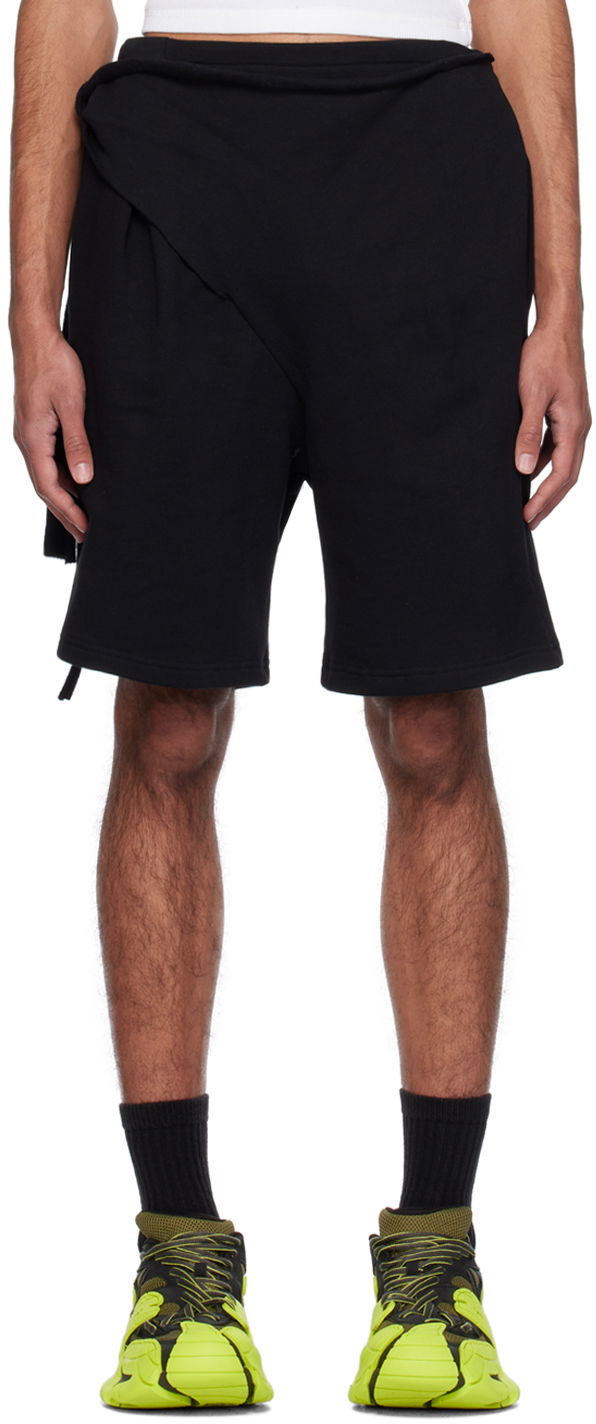 Шорти Ottolinger Ottolinger Wrap Shorts чорний | 1503701