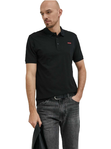 Сорочка поло BOSS Cotton Polo Shirt чорний | 50466182