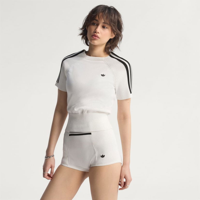 Футболка adidas Performance Cali Sock Knit Top білий | JW7314