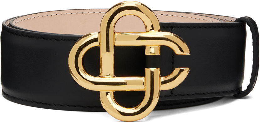 Ремені Casablanca Casablanca CC Logo Buckle Belt чорний | APF25-ACC-251-02