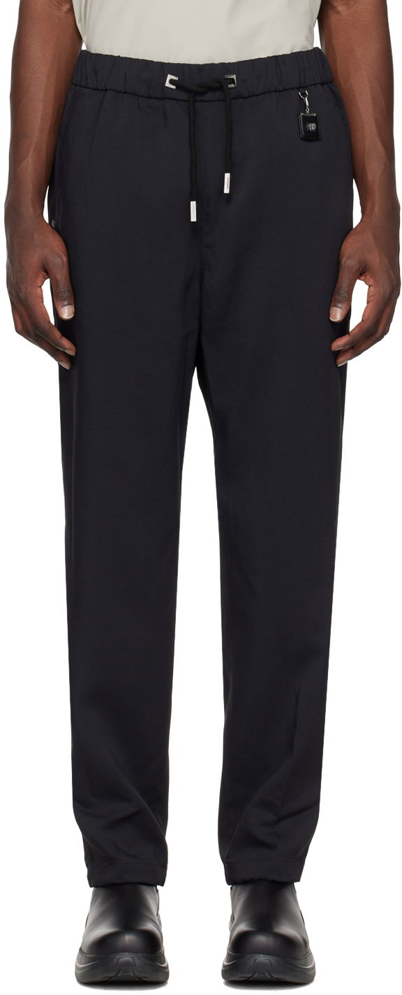 Штани WOOYOUNGMI WOOYOUNGMI Drawstring Trousers чорний | W231PT23