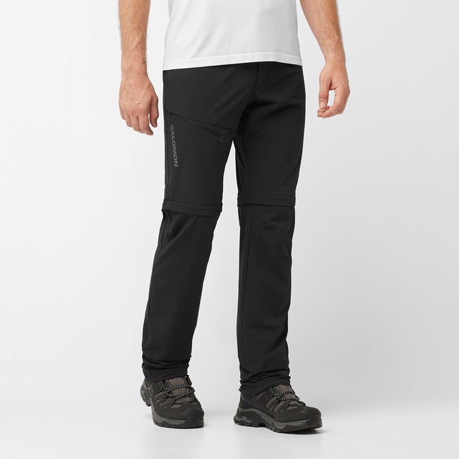 Штани Salomon Wayfarer Zip-Off Hiking Pants чорний | LC2019700