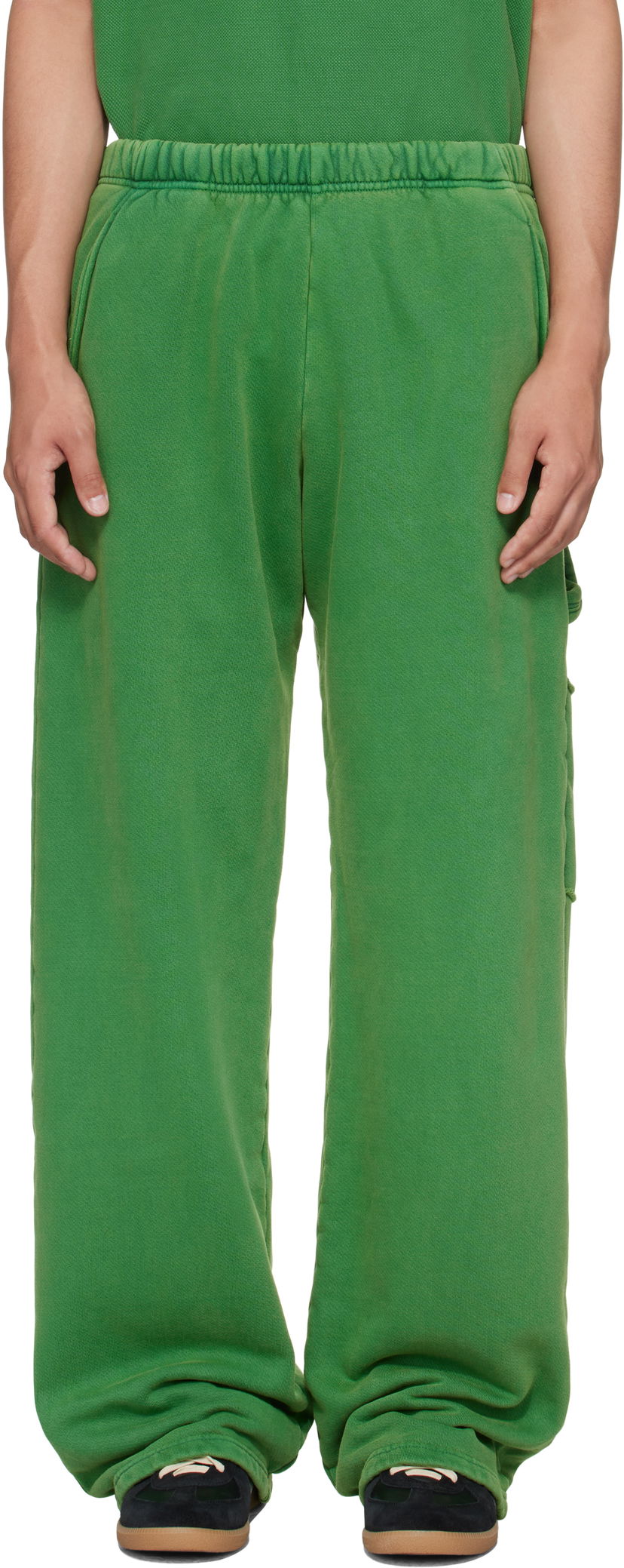 Спортивні штани LES TIEN Les Tien Heavyweight Utility Puddle Sweatpants Зелений | CF-3089-PD
